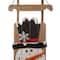 Glitzhome® 3.5ft. Wooden Christmas Snowman Porch Sign